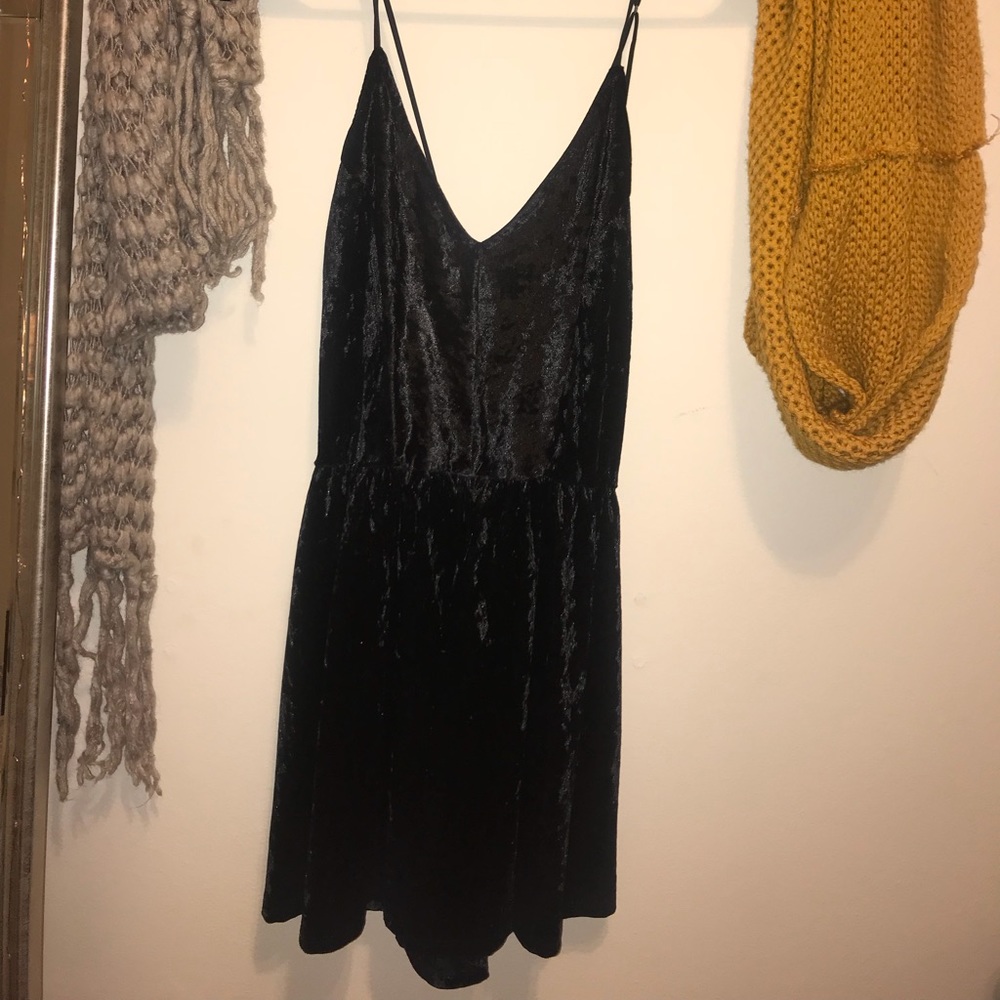 Black Velvet romper